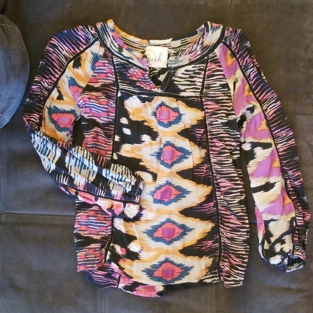 ⛔️SOLD⛔️Peek Kids bohemian top